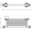 полка для полотенец migliore cristalia 16808 цвет хром с кристаллами swarovski