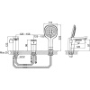 смеситель на борт ванны d&k berlin technishe da1434915