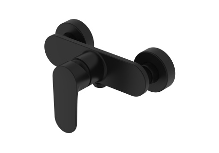 комплект смесителей для душа aquatek ника aq1834mb черный матовый