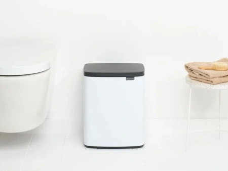 мусорное ведро brabantia bo 222467 12 л, белое