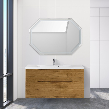 тумба под раковину belbagno marino-h60 110 marino-h60-1100-2c-so-rn-p подвесная rovere nature