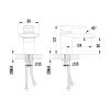 смеситель для умывальника с каскадным изливом lemark status lm4446c