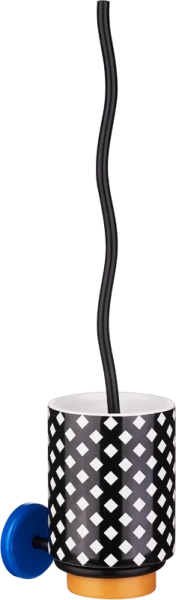 Ёршик для унитаза Moroshka Memphis 905-108-01 черный, белый
