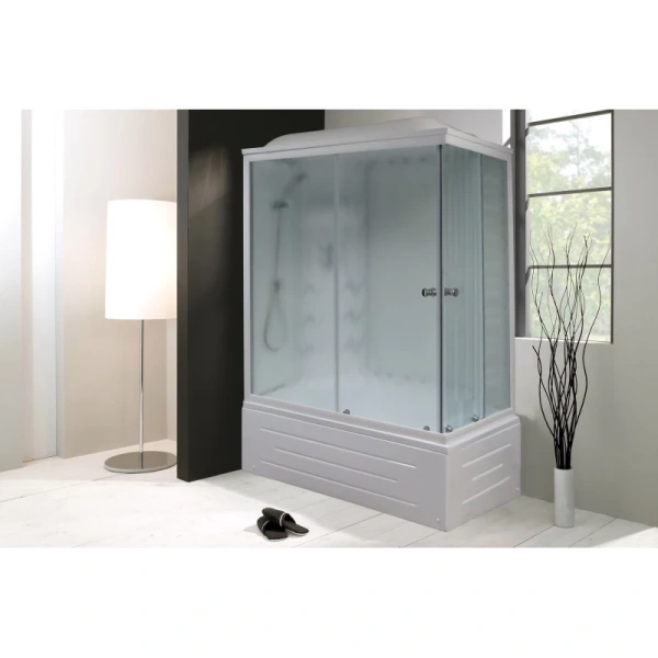 душевая кабина royal bath bp 100х80 rb8100bp3-wc-l с гидромассажем