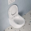 унитаз подвесной iddis blanco q blqndsei25 безободковый, с микролифтом