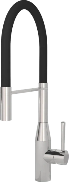 Смеситель для кухни Seaman Visconti SSL-7671-WP water polish, black