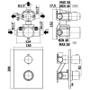 термостат для ванны paffoni light liq519cr