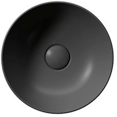 раковина gsi pura 885426 накладная, ø32 см, ardesia opaco (черный матовый)