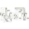 смеситель для кухни с подключением к фильтру omoikiri nagano-p-es эспрессо 4994500