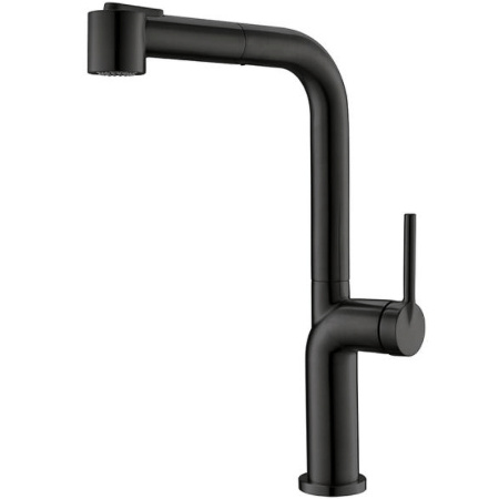 Смеситель для кухни BelBagno BB-LAM60-NERO Черный матовый