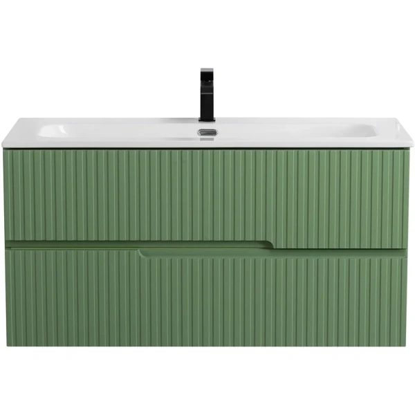 тумба под раковину cezares duet-n 100 duet-n-1000-2c-so-ps-p подвесная фисташковый софт