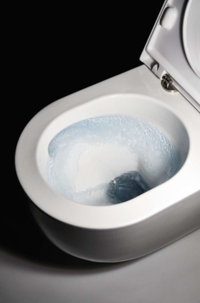 унитаз hatria futura y9ba01/y9d501 подвесной, безободковый, слив vortex, с сиденьем, белый