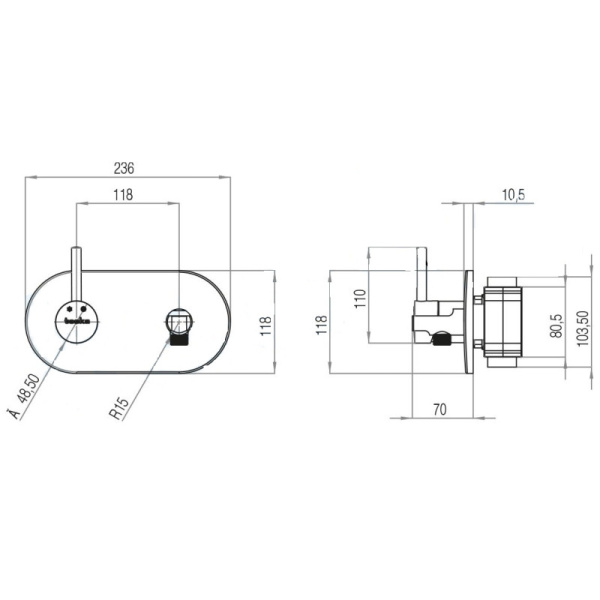 гигиенический комплект teska alia btk6600