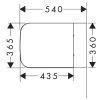 сиденье для унитаза hansgrohe creektide q 60125450