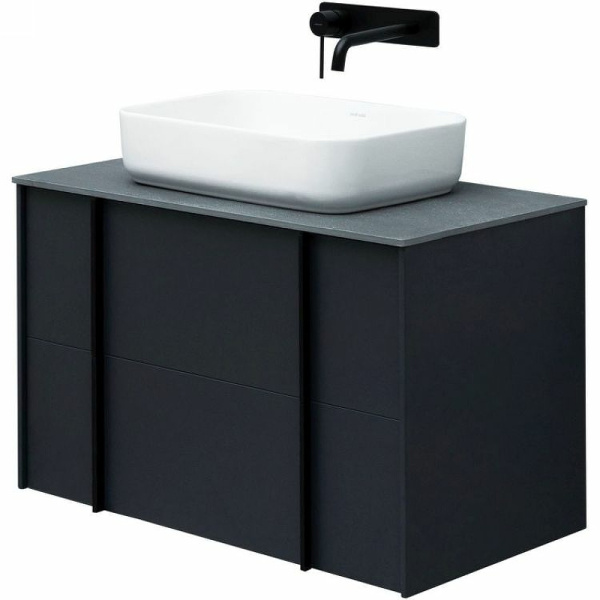 тумба под раковину allen brau reality 80 1.32005.am подвесная антрацит матовый