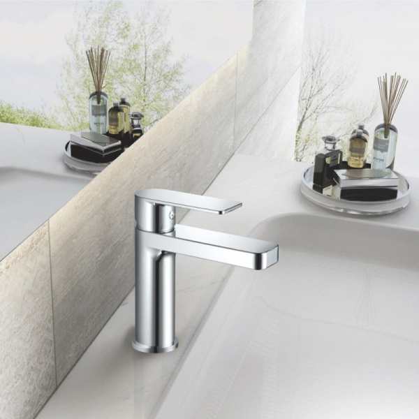 смеситель для раковины haiba hb10617 цвет хром