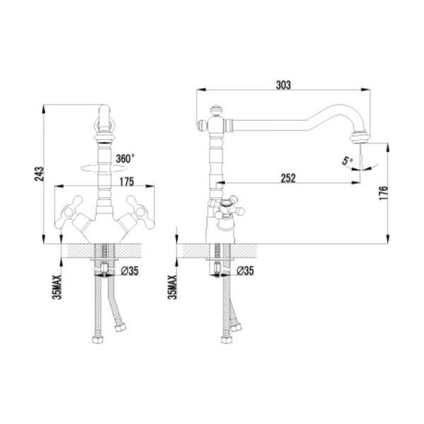 смеситель для кухонной мойки lemark standard lm2109c