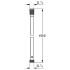 душевой шланг 150 см grohe silverflex 26346001