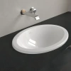 раковина villeroy & boch loop & friends 4a620001 встраиваемая сверху, 57х41 см, белая