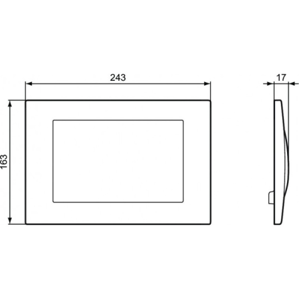 кнопка для инсталляции ideal standard septa pro m2 r0128my