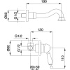 смеситель для раковины migliore oxford ml.oxf-6345.bi.br