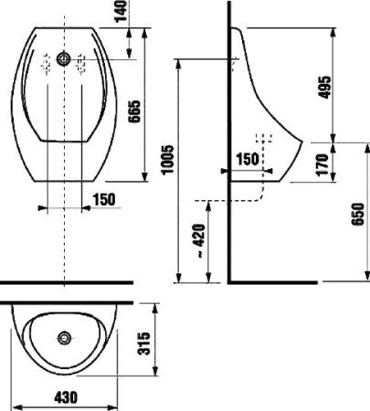 писсуар jika domino sensor 4110.1.000.487.1 с ик-датчиком белый