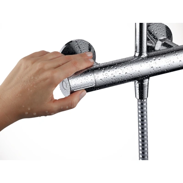 душевая система hansgrohe vernis blend showerpipe 200 1jet 26276000