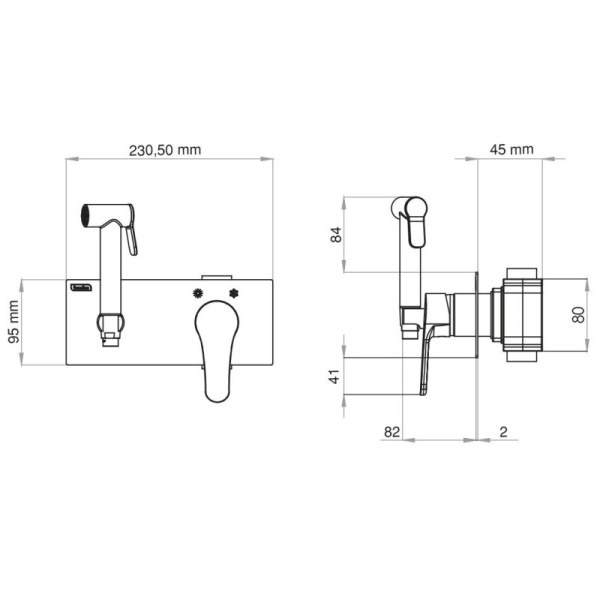 гигиенический комплект teska elsa pro btk6408