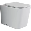 унитаз приставной ceramicanova cubic rimless cn1809 с микролифтом, безободковый