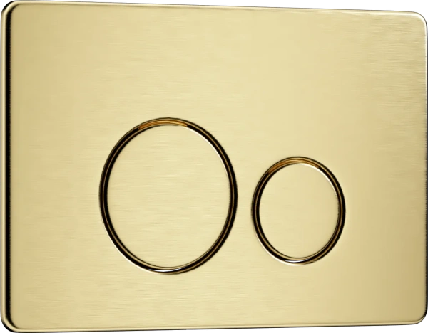 клавиша для инсталляции grossman style 700.k31.05.32m.32m для унитаза, пластик, золото сатиновое