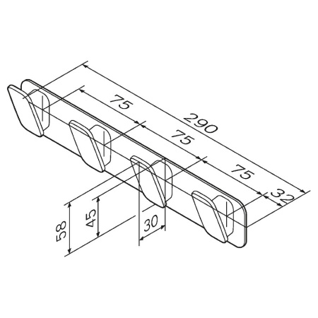 крючок для полотенец am.pm inspire v2.0 a50a35900