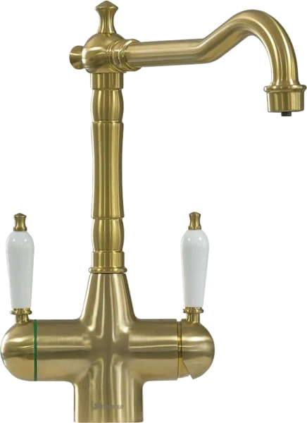 Смеситель для кухни Seaman Visconti SSL-7517-LG light gold
