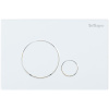 комплект унитаза с инсталляцией belbagno sfera-r bb046chr/bb2111sc/bb002-80/bb014-sr-bianco с сиденьем микролифт и белой клавишей смыва