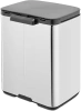мусорное ведро brabantia bo 222948 7 л, полированная сталь
