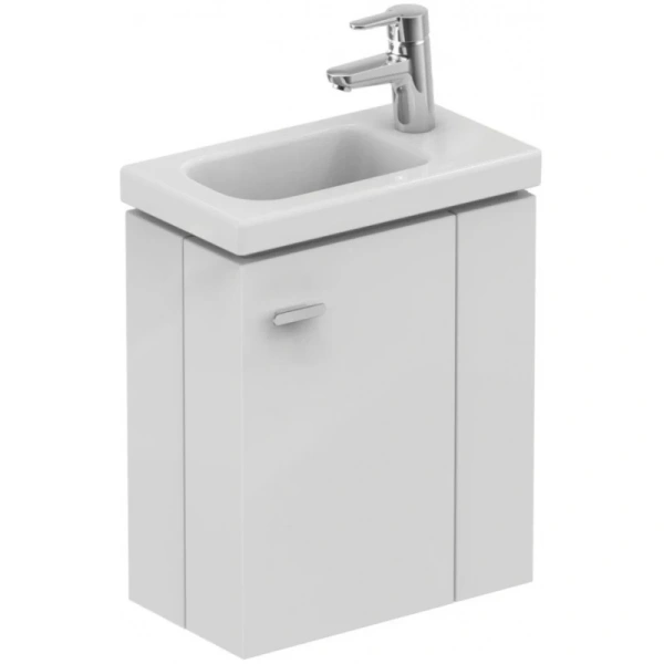 раковина накладная ideal standard connect space 45см, e136101 белая