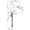 смеситель для биде без донного клапана paini brera 74cr304