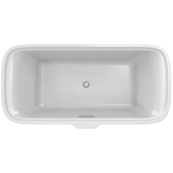ванна из материала flight jacob delafon elite e6d034-00 180x85 см, без гидромассажа, цвет белый