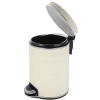 мусорное ведро 8л, бежевый хром geralis croco v-klh-s