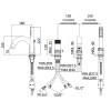 смеситель на борт ванны paffoni jo jo040lcr