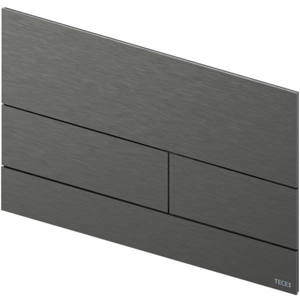 клавиша смыва tece square ii 9240846 (9240836) для унитаза pvd brushed black chrome