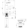 смеситель для раковины lemark prime lm6106brg