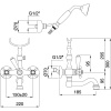 смеситель для ванны migliore arcadia ml.arc-8302.br