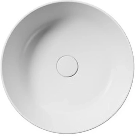 раковина gsi kube x 942709 накладная, ø45 см, bianco opaco (белый матовый)