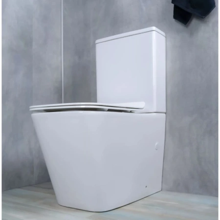 унитаз компакт ceramalux tr2170 с бачком и сиденьем микролифт
