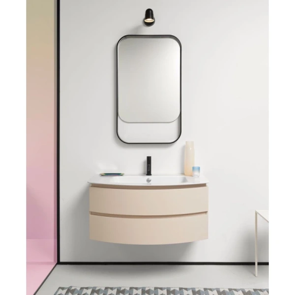 раковина gsi pura 8825111 подвесная, 102x52 см, bianco lucido (белый глянец)