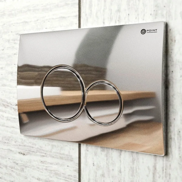 кнопка для инсталляции point виктория pn44061c цвет хром