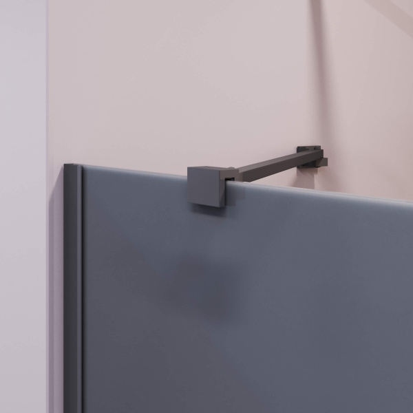 шторка на ванну rgw screens sc-151b 90х150 351115109-34 профиль черный, стекло тонированное