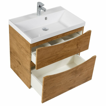 тумба под раковину belbagno marino 70 marino-h60-700-2c-so-rn-p подвесная rovere nature