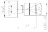 боковой душ bossini cubic-gom i00135.030 цвет хром