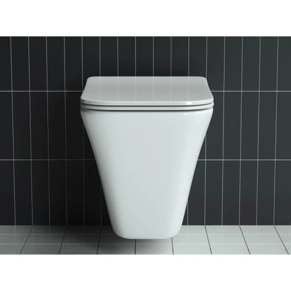 унитаз ceramicanova mono cn1902 подвесной, с сиденьем микролифт, белая